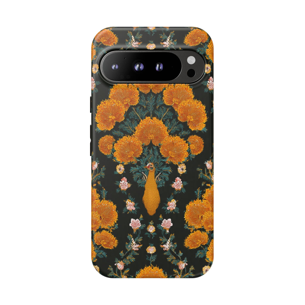 Marigold Mirror Phone Case — Floral Protective Phone Cover