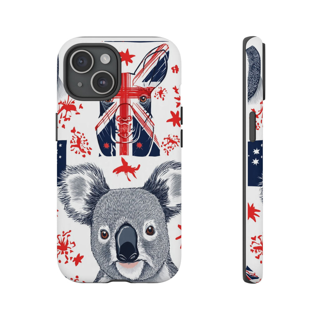 Koala Australia Flag Phone Case - Cute Aussie Animal Protective Case