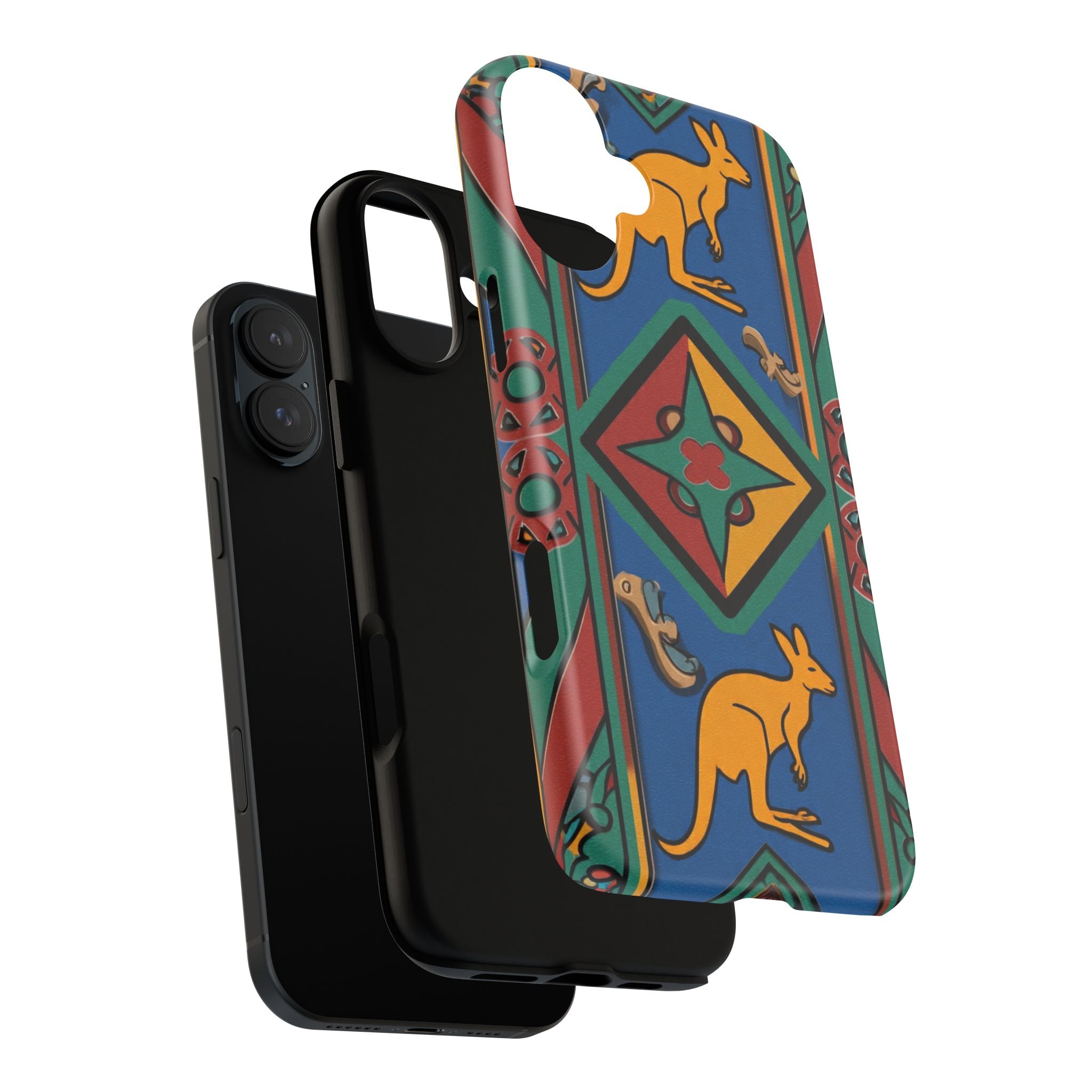 Kangaroo Tribal Pattern Tough Phone Case
