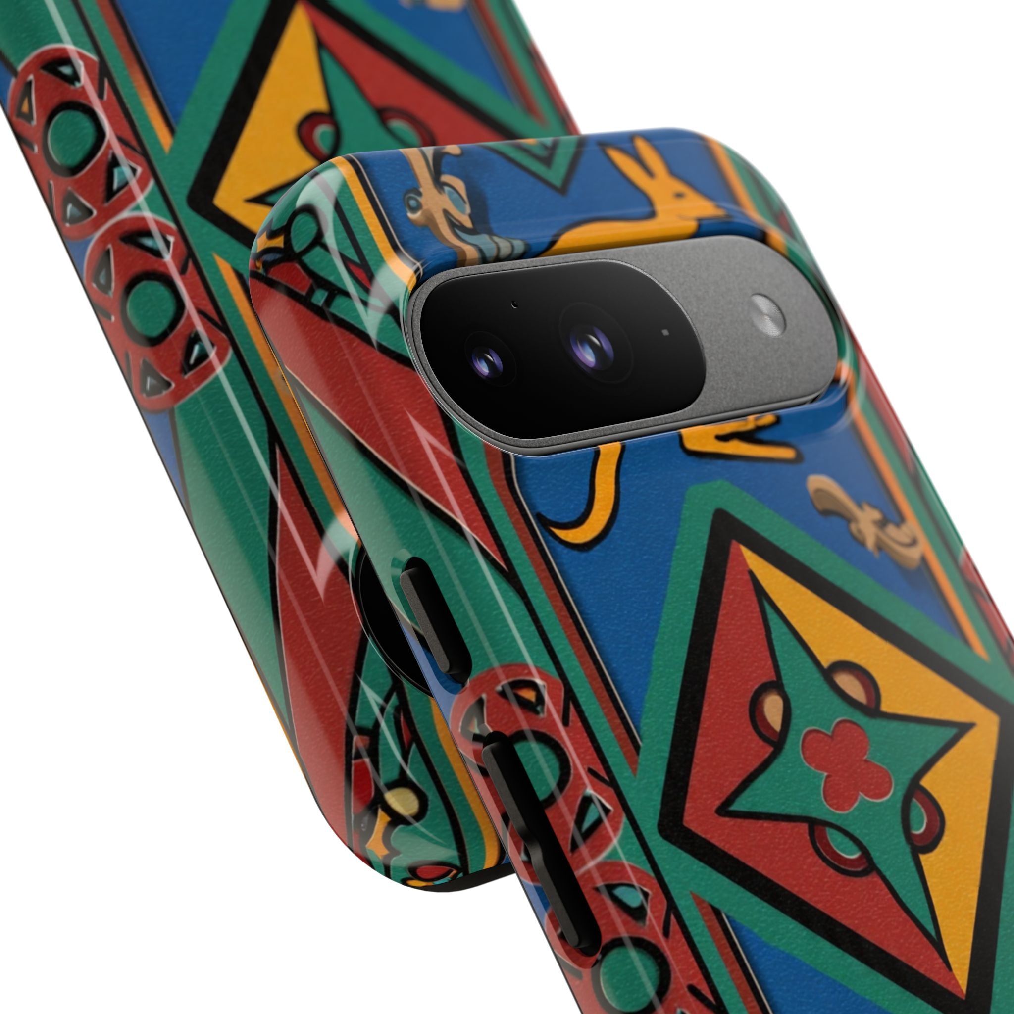 Kangaroo Tribal Pattern Tough Phone Case