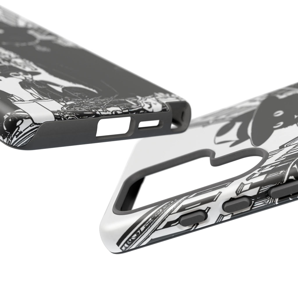 Phone Case — Noir Cat Street Art Design