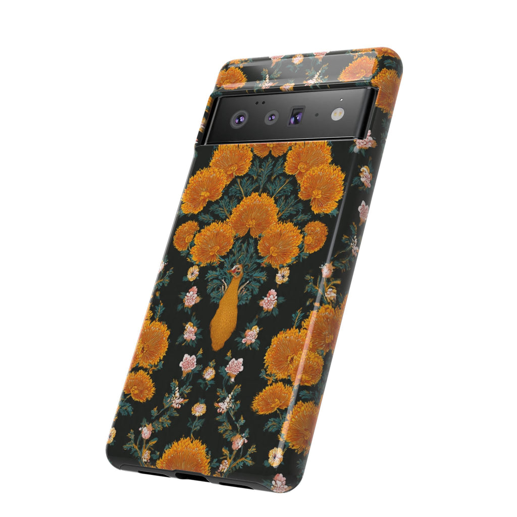 Marigold Mirror Phone Case — Floral Protective Phone Cover