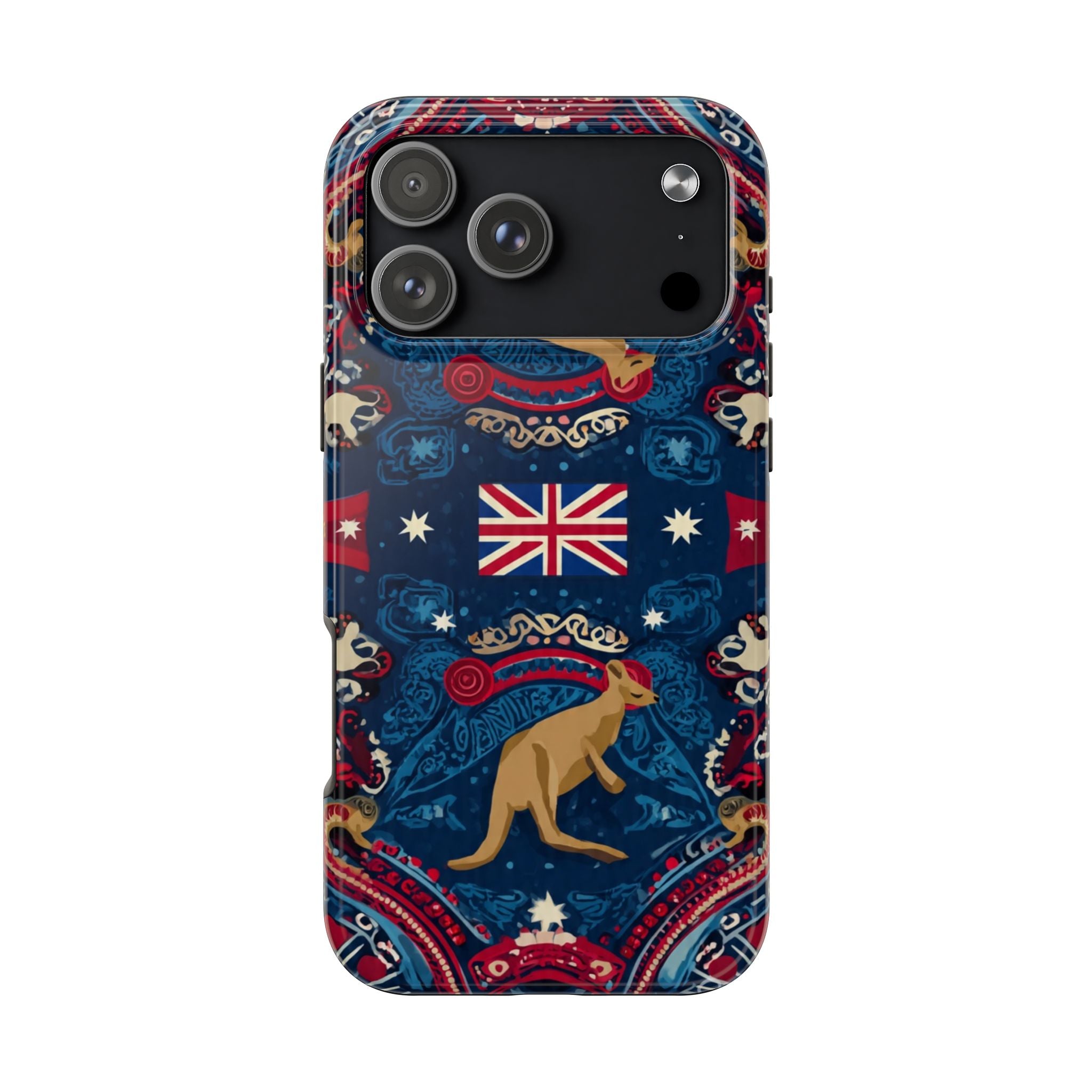 Australian Kangaroo Flag Tough Phone Case - Protective Patriotic iPhone Cover