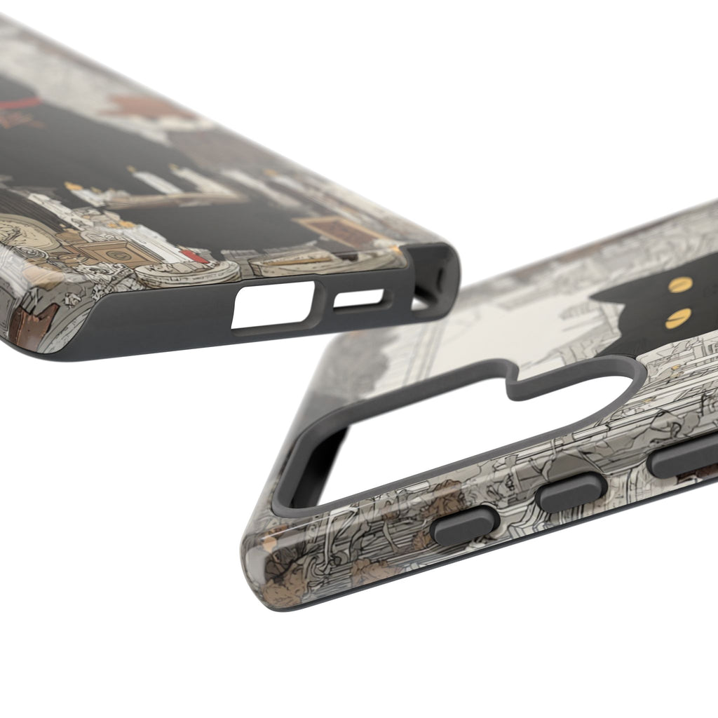 Witchy Black Cat Phone Case — Mystic Altar iPhone Cover