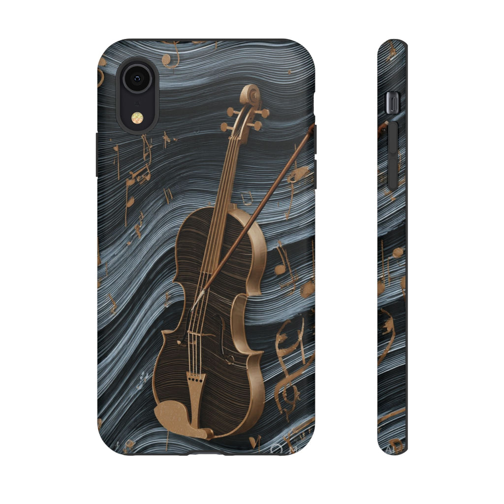 Violin Melody Tough Phone Case — Musical Instrument Art Protective Cover