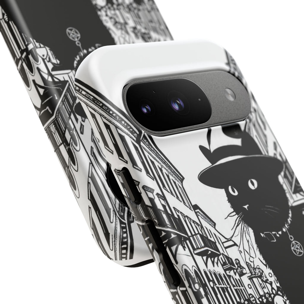 Phone Case — Noir Cat Street Art Design
