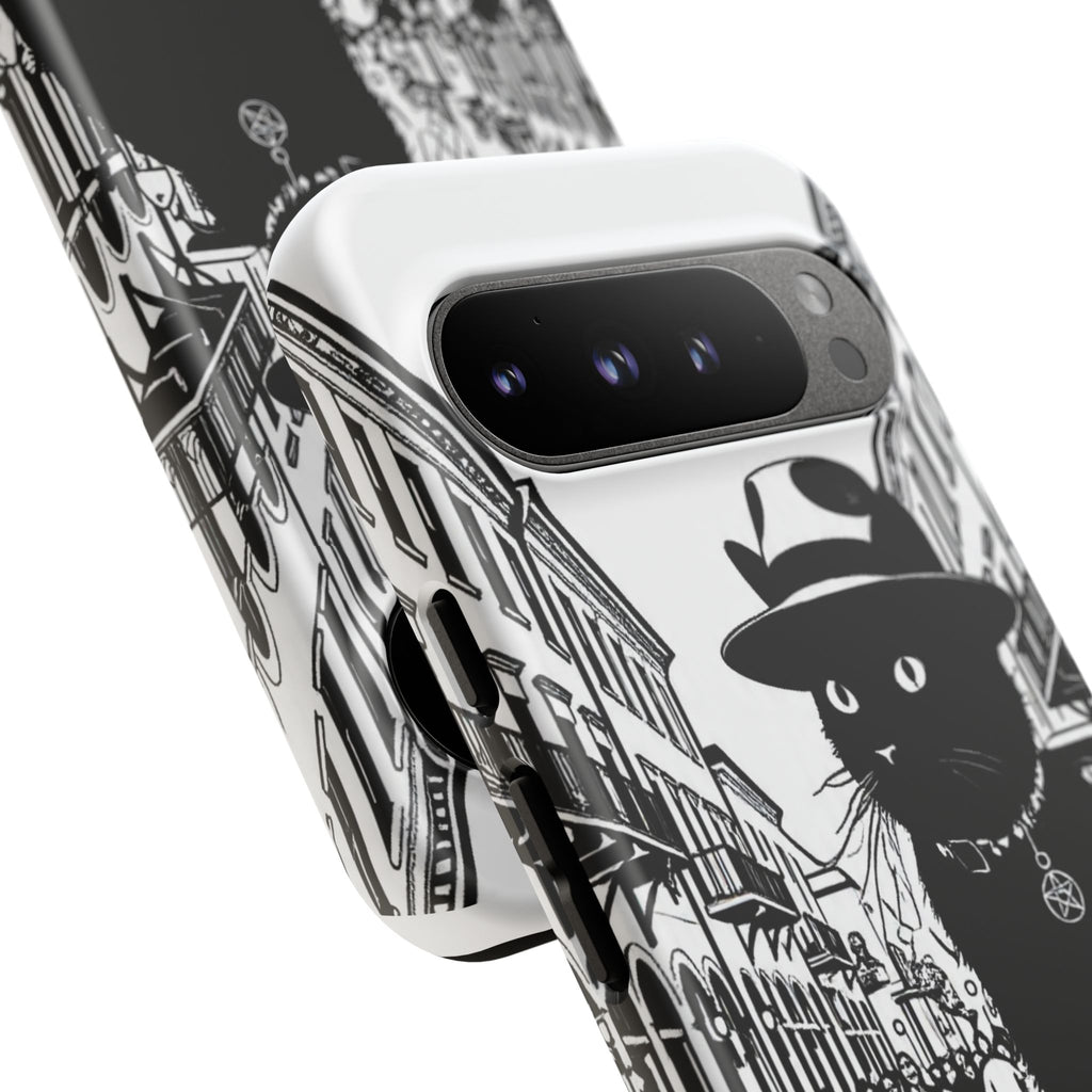 Phone Case — Noir Cat Street Art Design