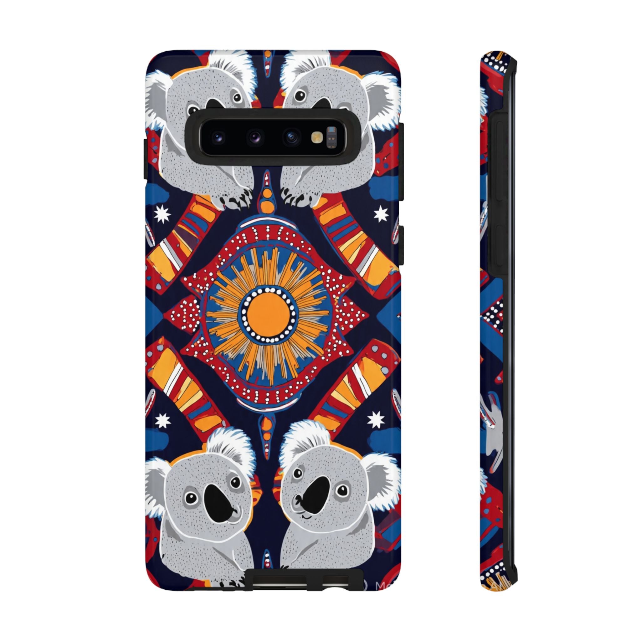 Koala Pattern Phone Case — Cute Indigenous-Inspired Design