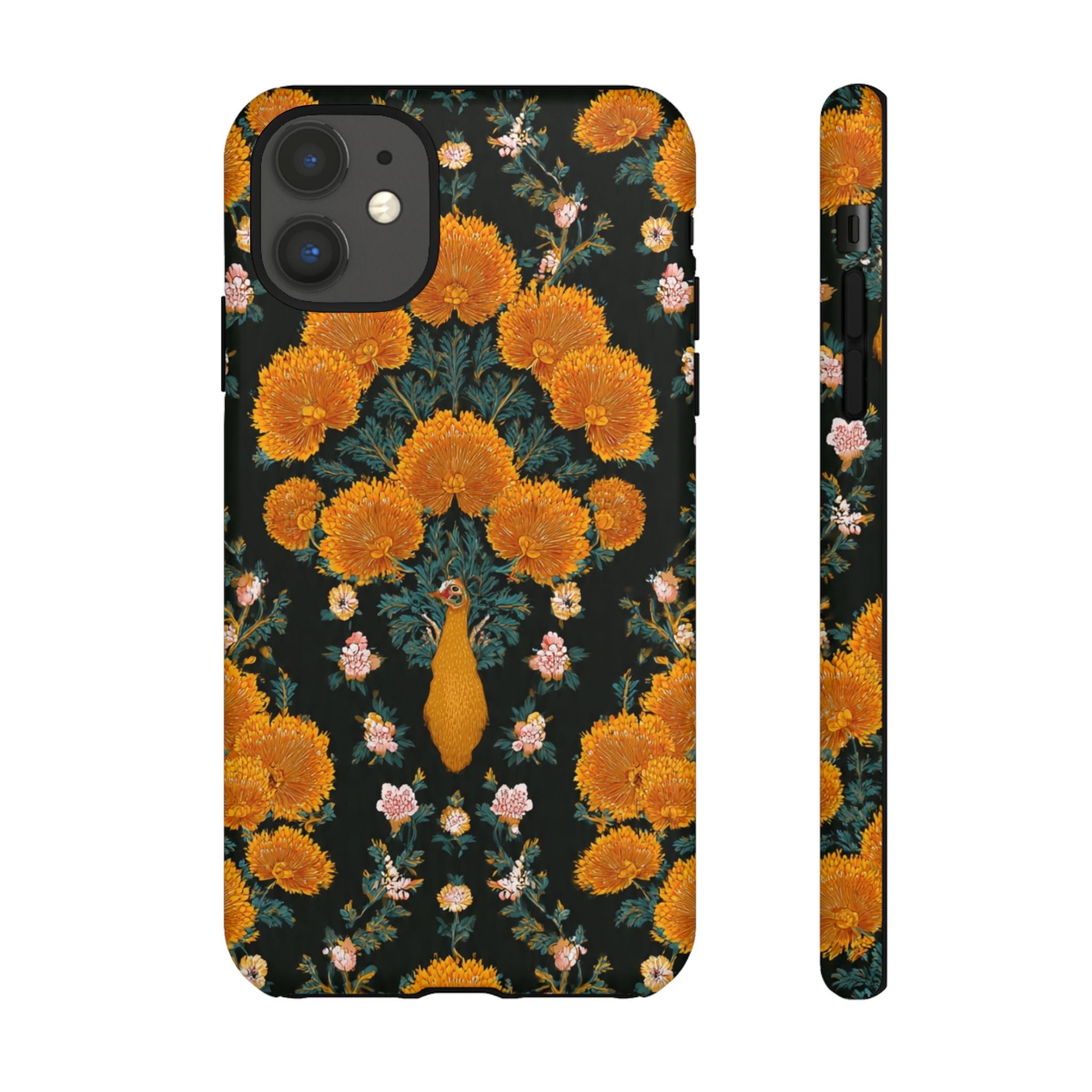 Marigold Mirror Phone Case — Floral Protective Phone Cover