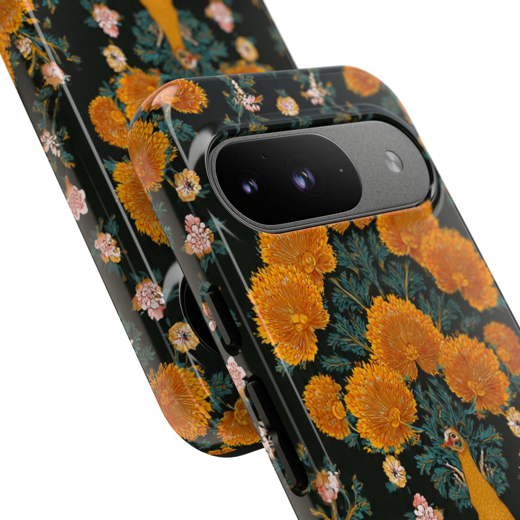Marigold Mirror Phone Case — Floral Protective Phone Cover