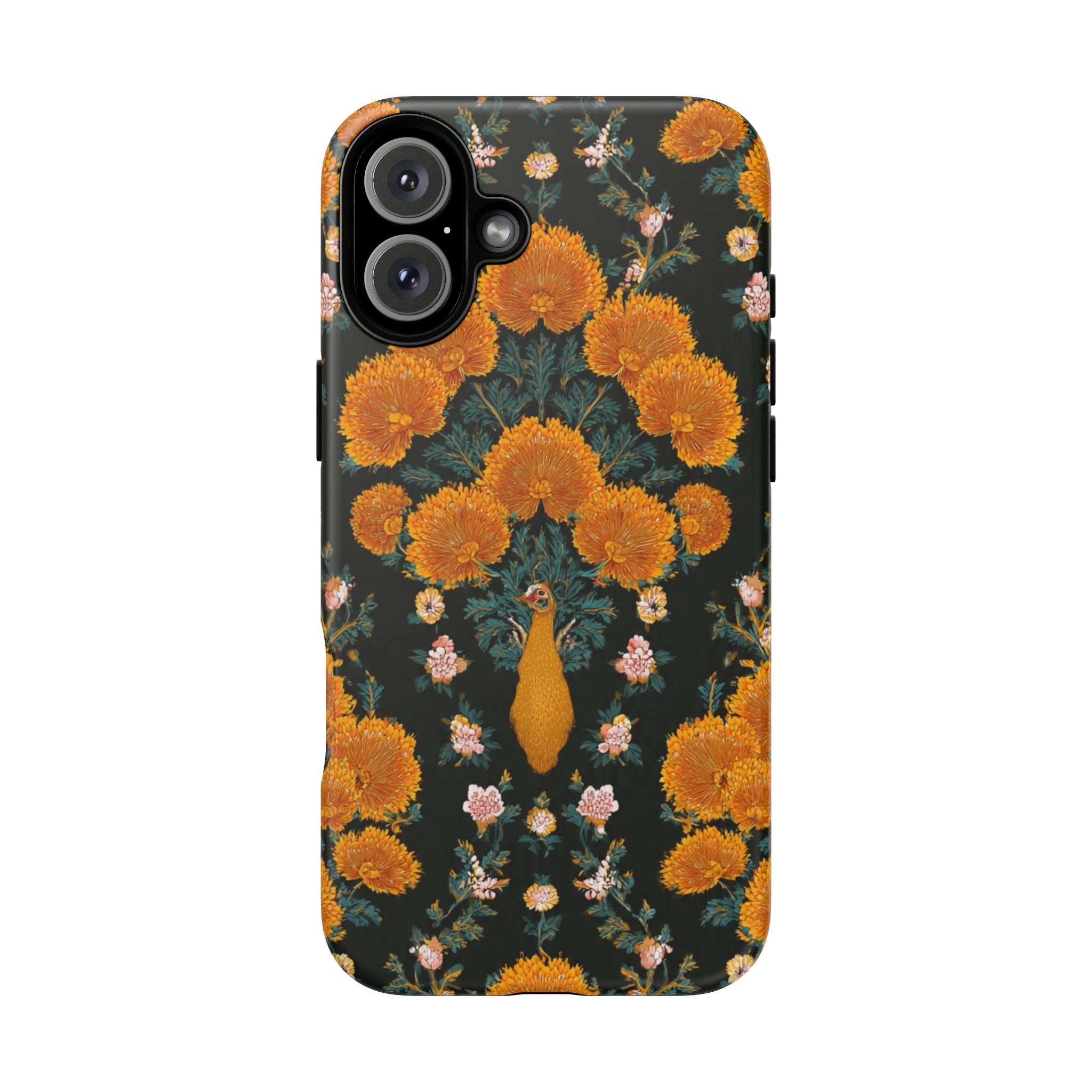 Marigold Mirror Phone Case — Floral Protective Phone Cover