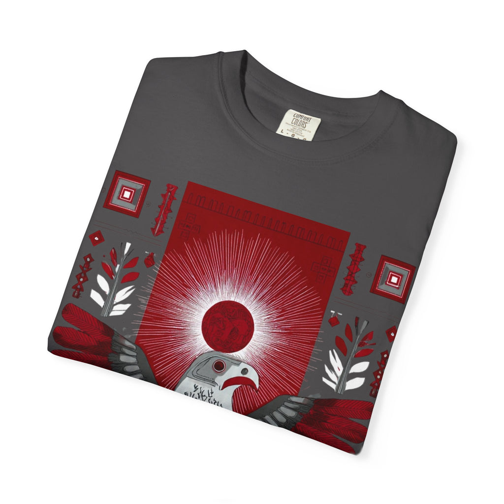 Tribal Inca Graphic T-Shirt — Celestial Bird Art Tee