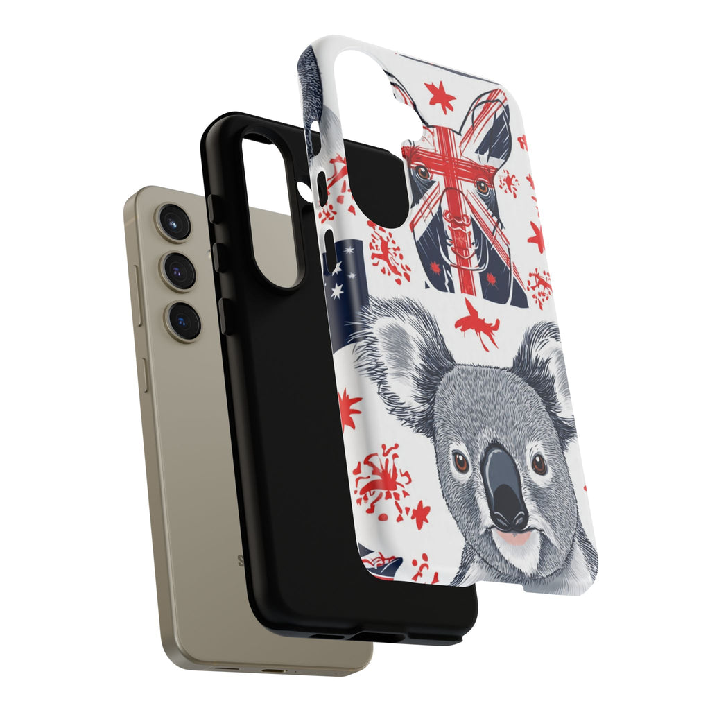 Koala Australia Flag Phone Case - Cute Aussie Animal Protective Case