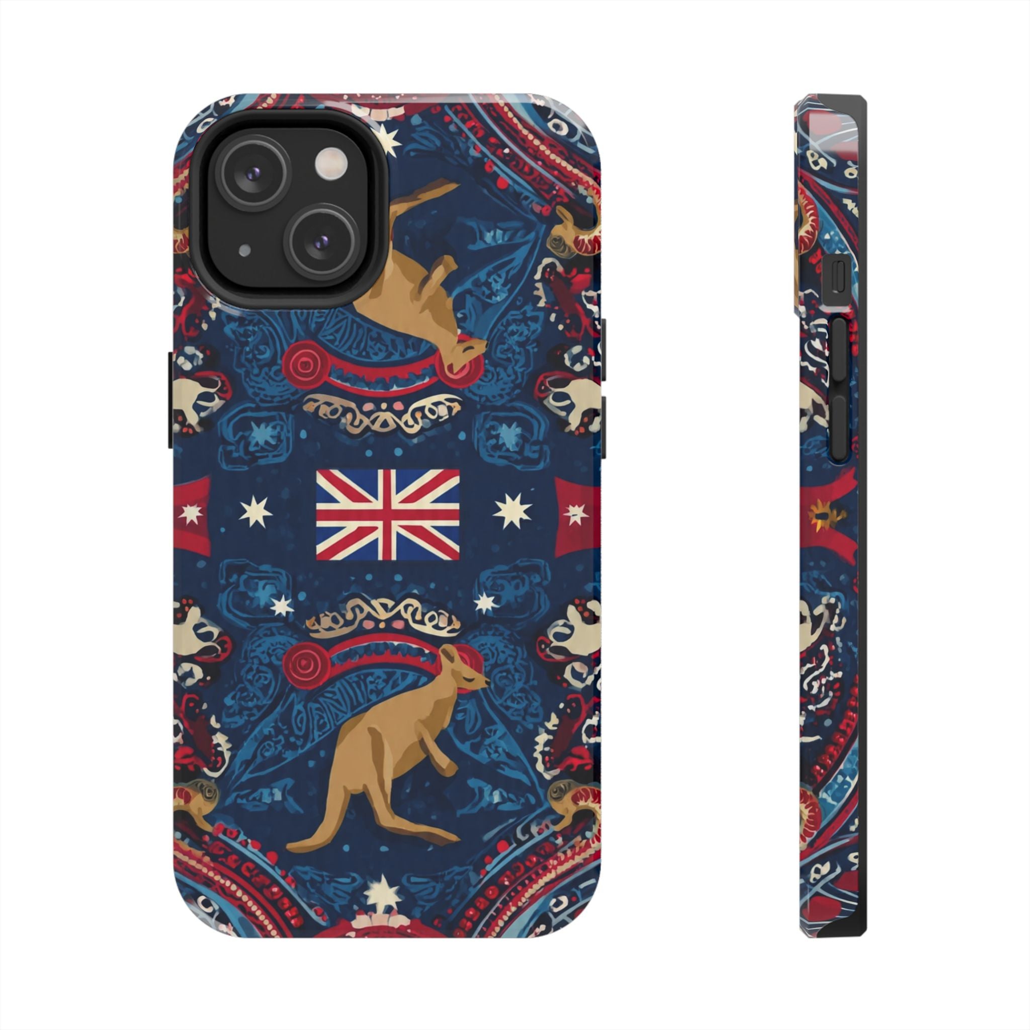 Australian Kangaroo Flag Tough Phone Case - Protective Patriotic iPhone Cover