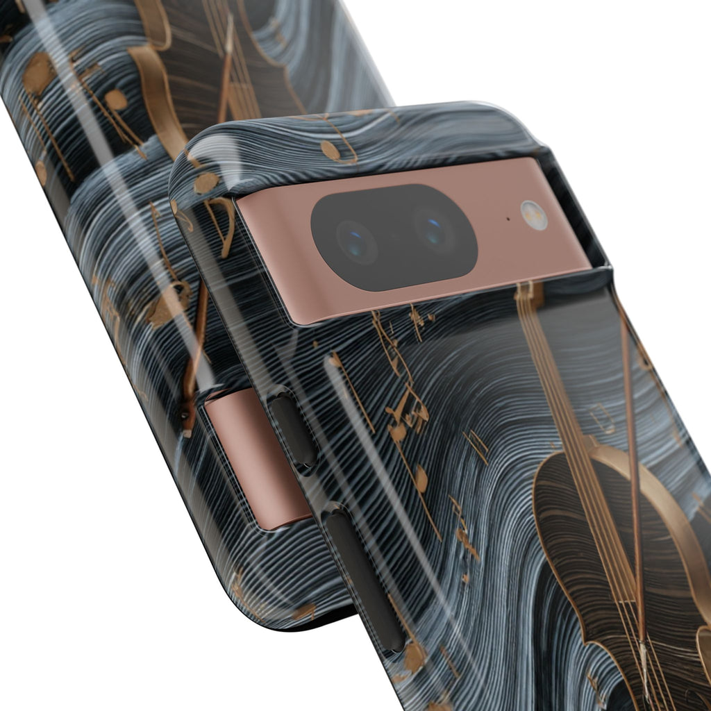 Violin Melody Tough Phone Case — Musical Instrument Art Protective Cover