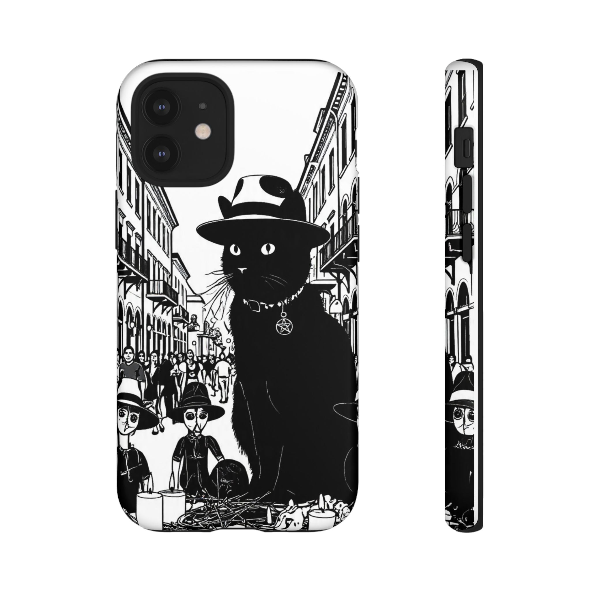 Phone Case — Noir Cat Street Art Design