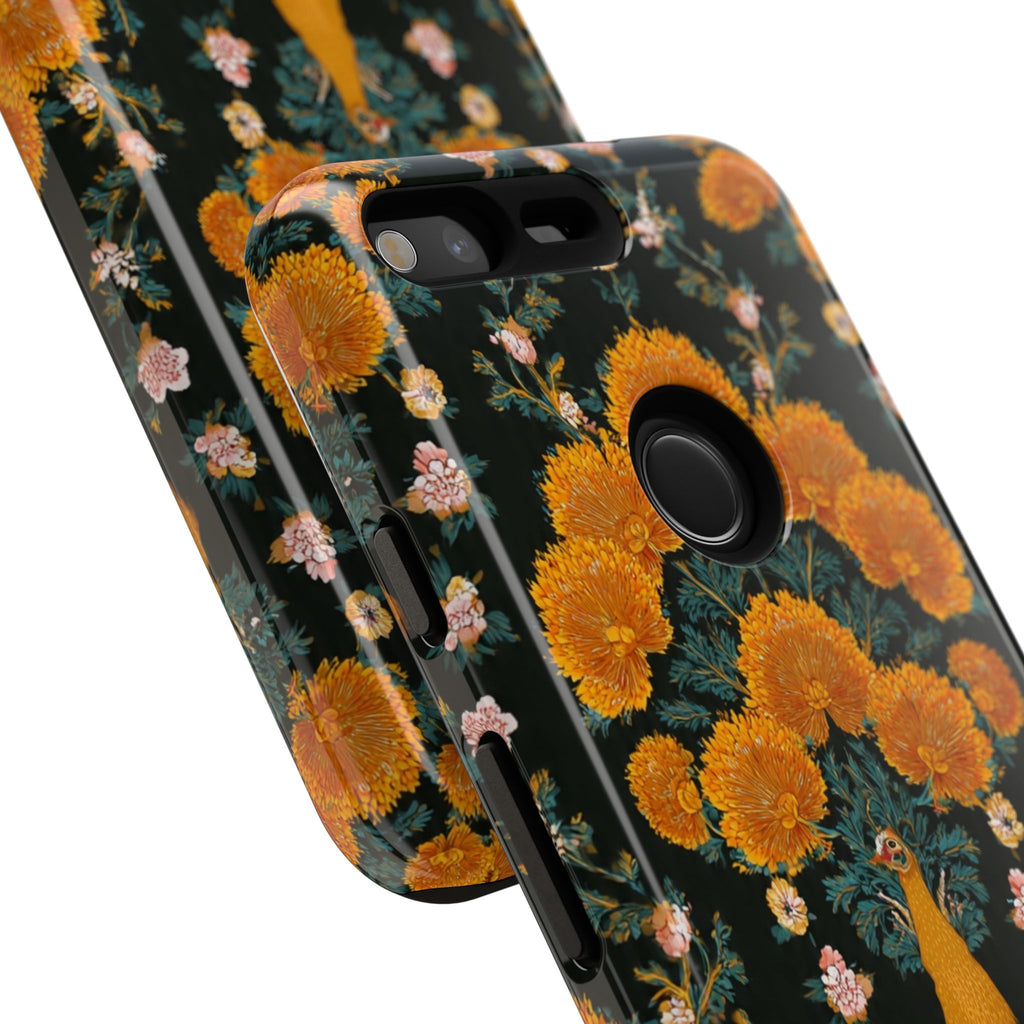 Marigold Mirror Phone Case — Floral Protective Phone Cover