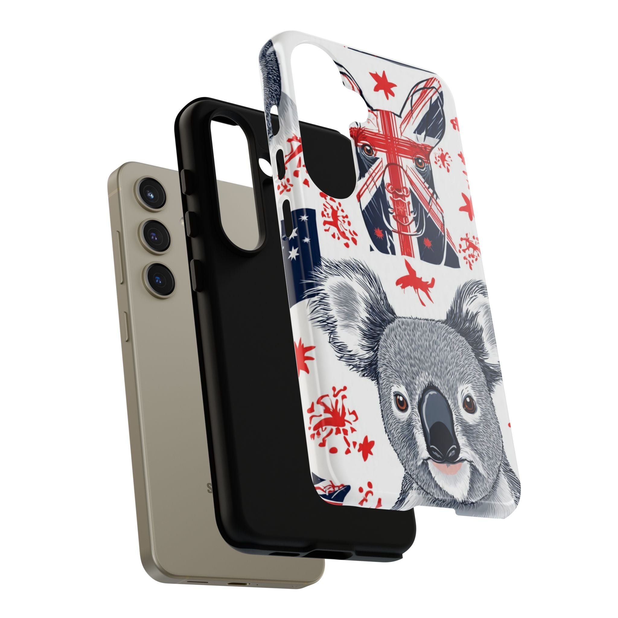 Koala Australia Flag Phone Case - Cute Aussie Animal Protective Case