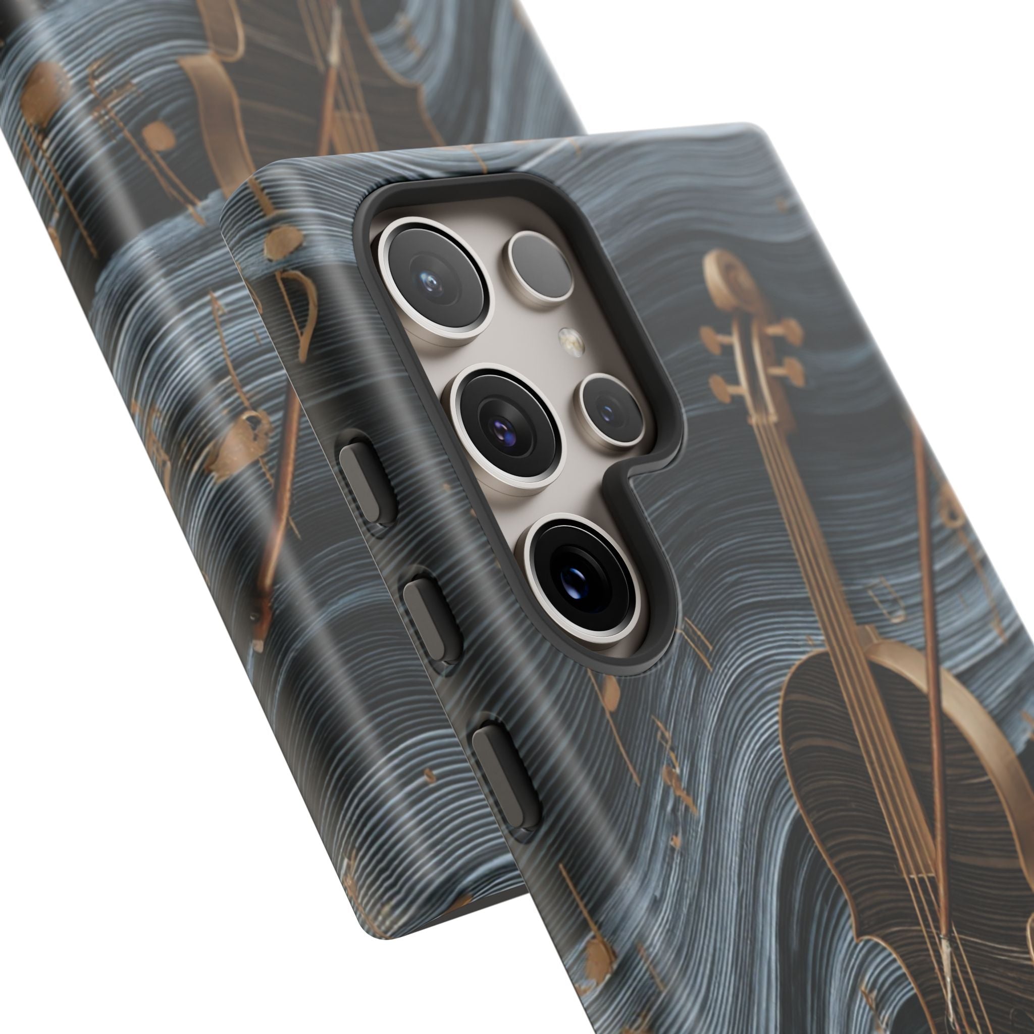 Violin Melody Tough Phone Case — Musical Instrument Art Protective Cover