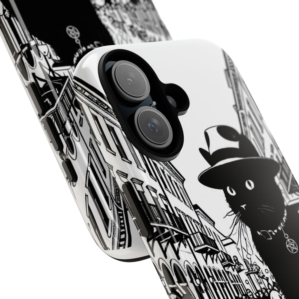 Phone Case — Noir Cat Street Art Design