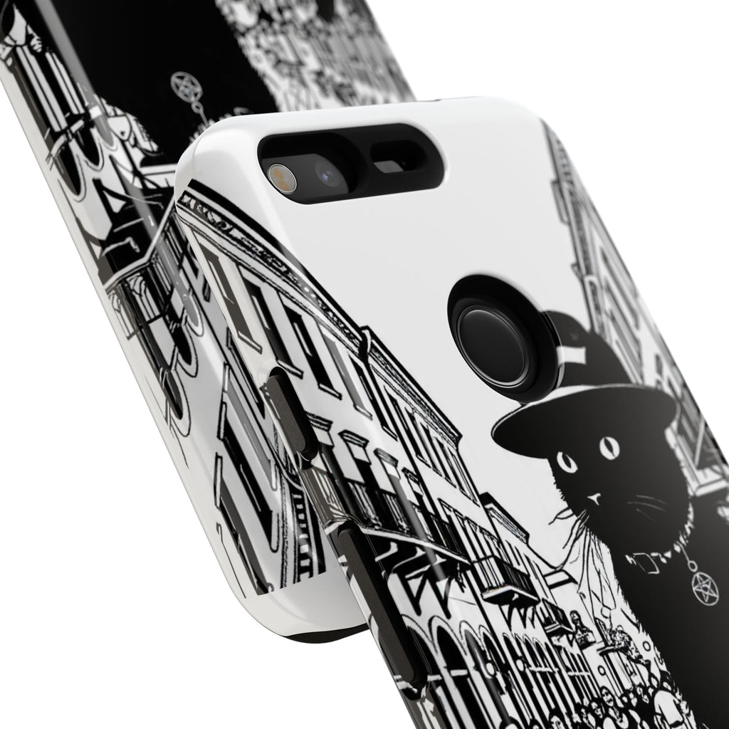 Phone Case — Noir Cat Street Art Design