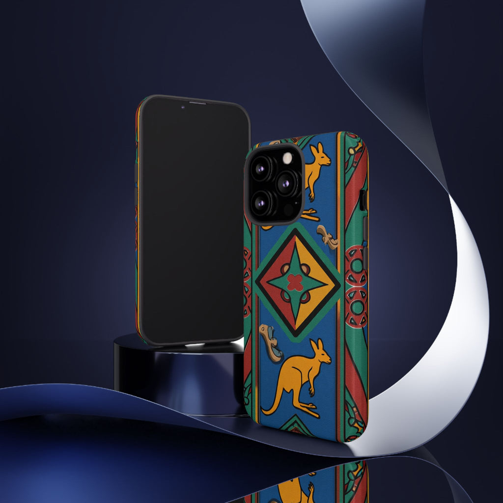 Kangaroo Tribal Pattern Tough Phone Case