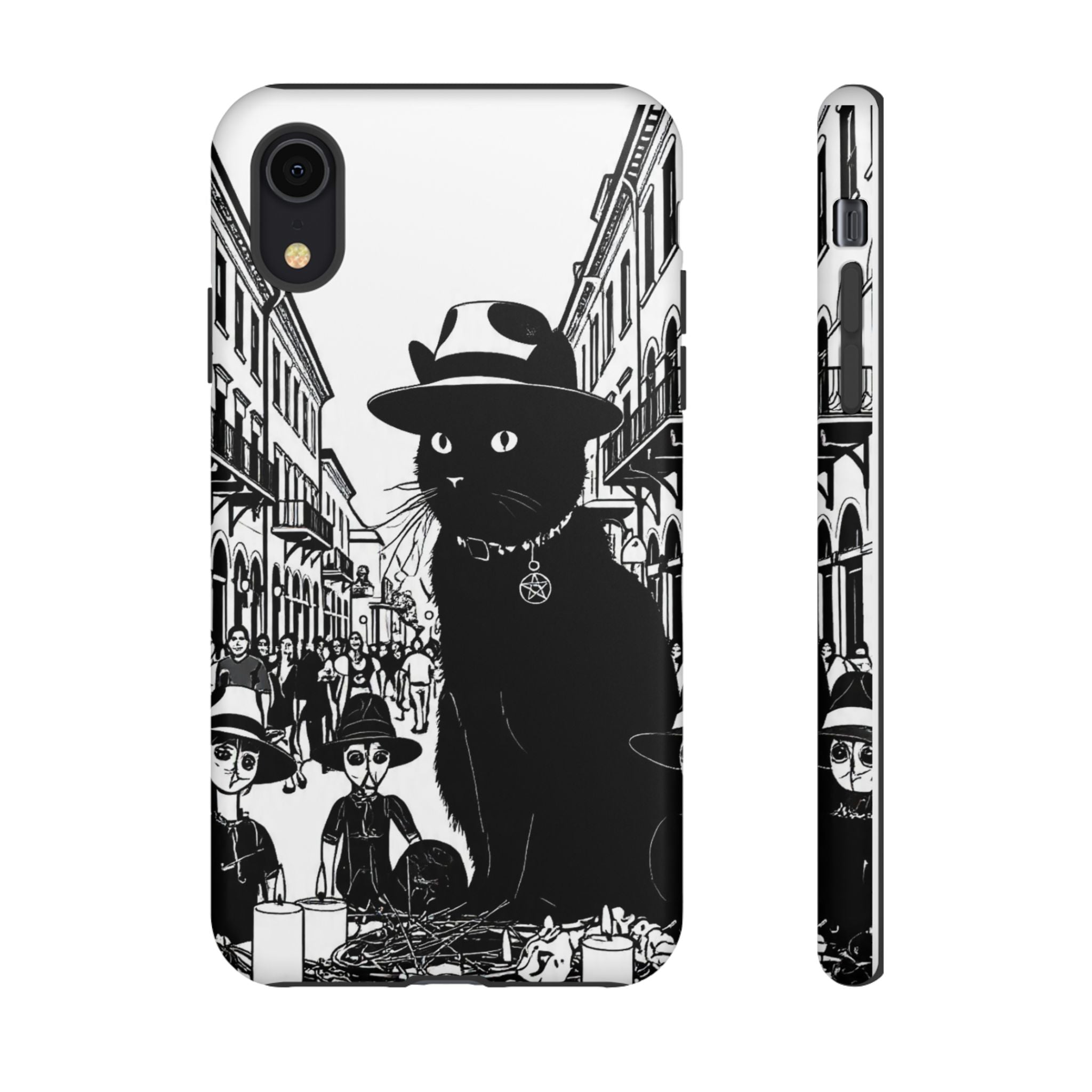 Phone Case — Noir Cat Street Art Design