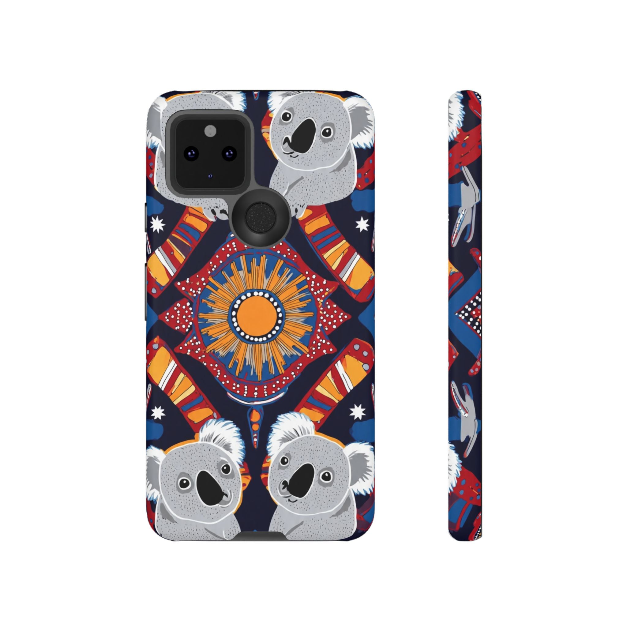 Koala Pattern Phone Case — Cute Indigenous-Inspired Design