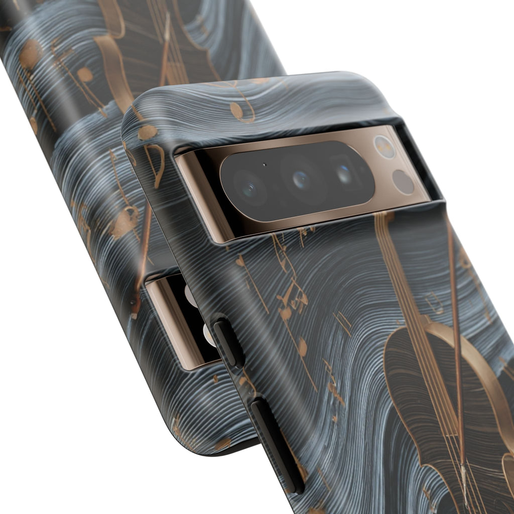 Violin Melody Tough Phone Case — Musical Instrument Art Protective Cover