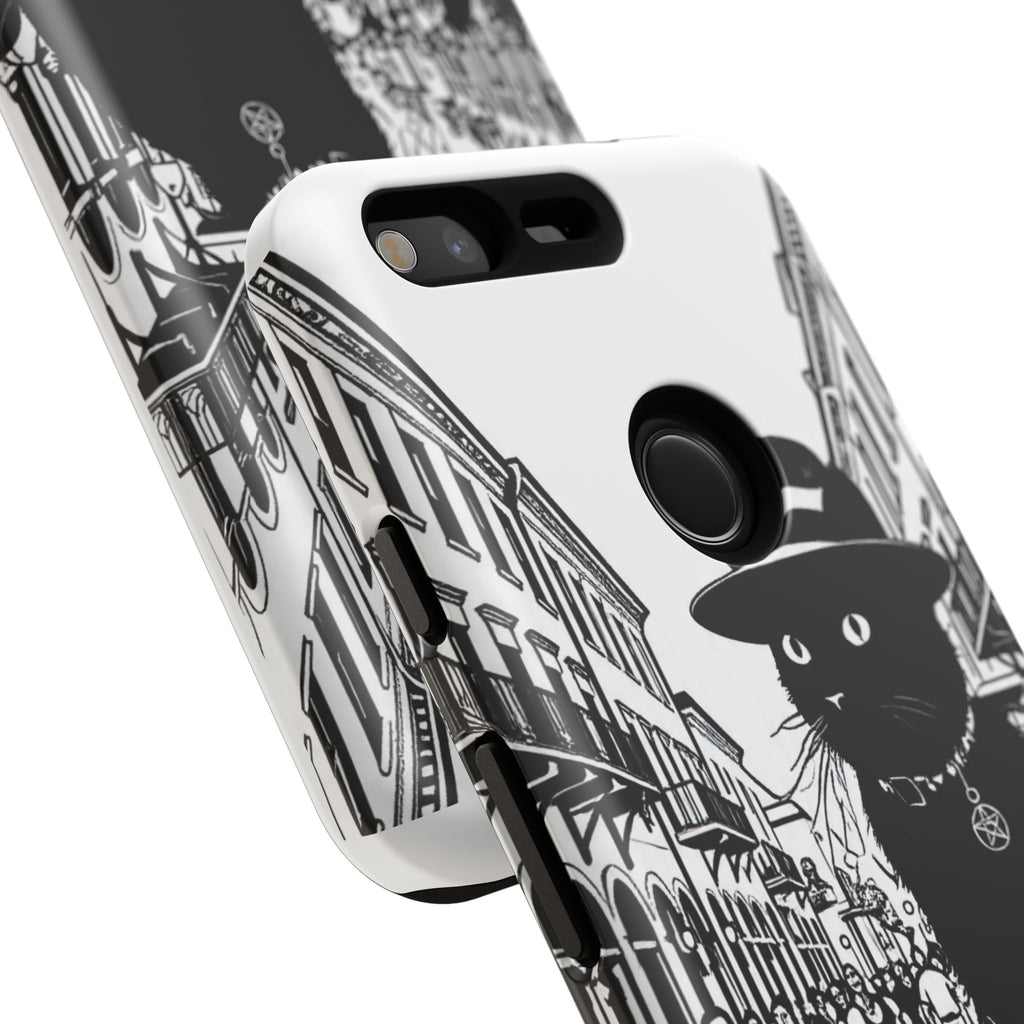 Phone Case — Noir Cat Street Art Design