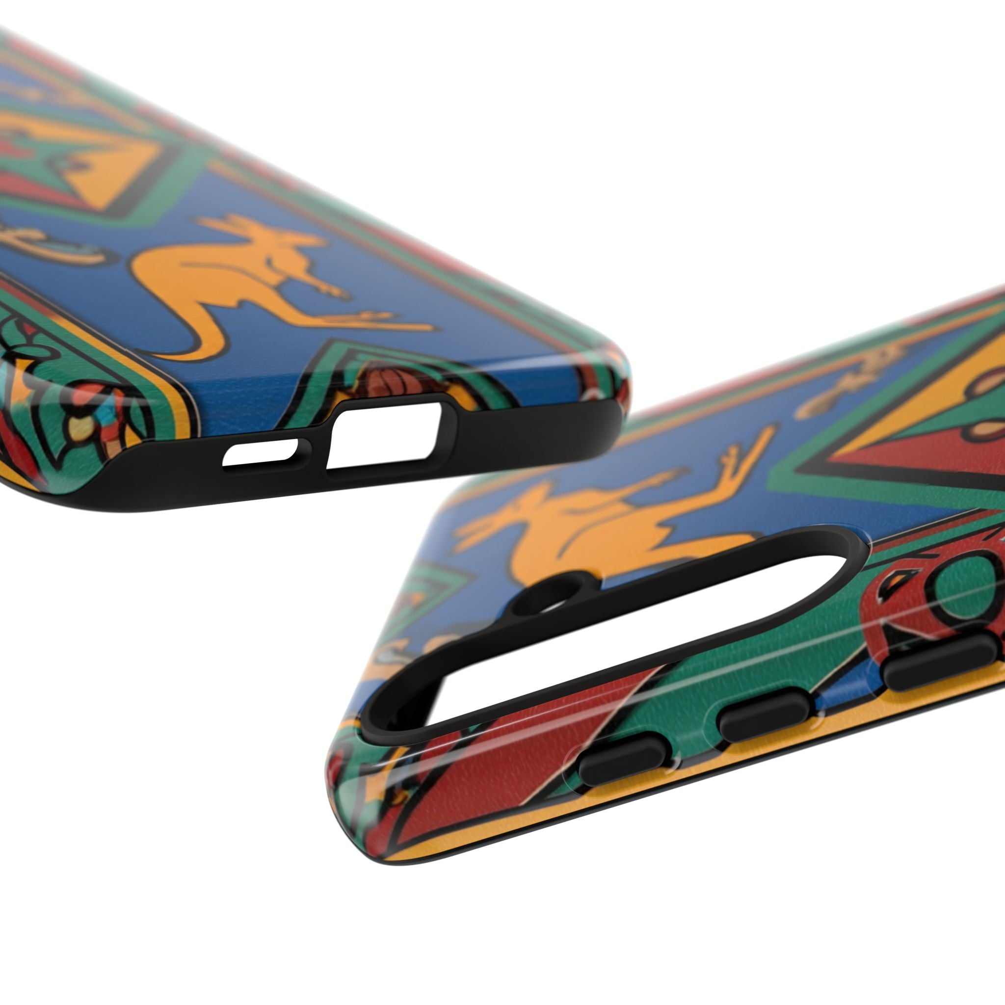Kangaroo Tribal Pattern Tough Phone Case