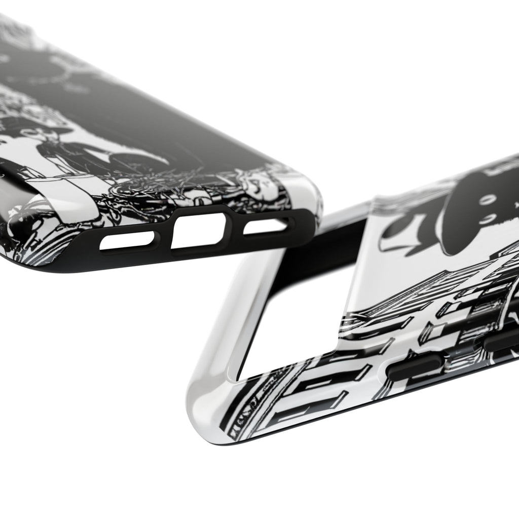 Phone Case — Noir Cat Street Art Design