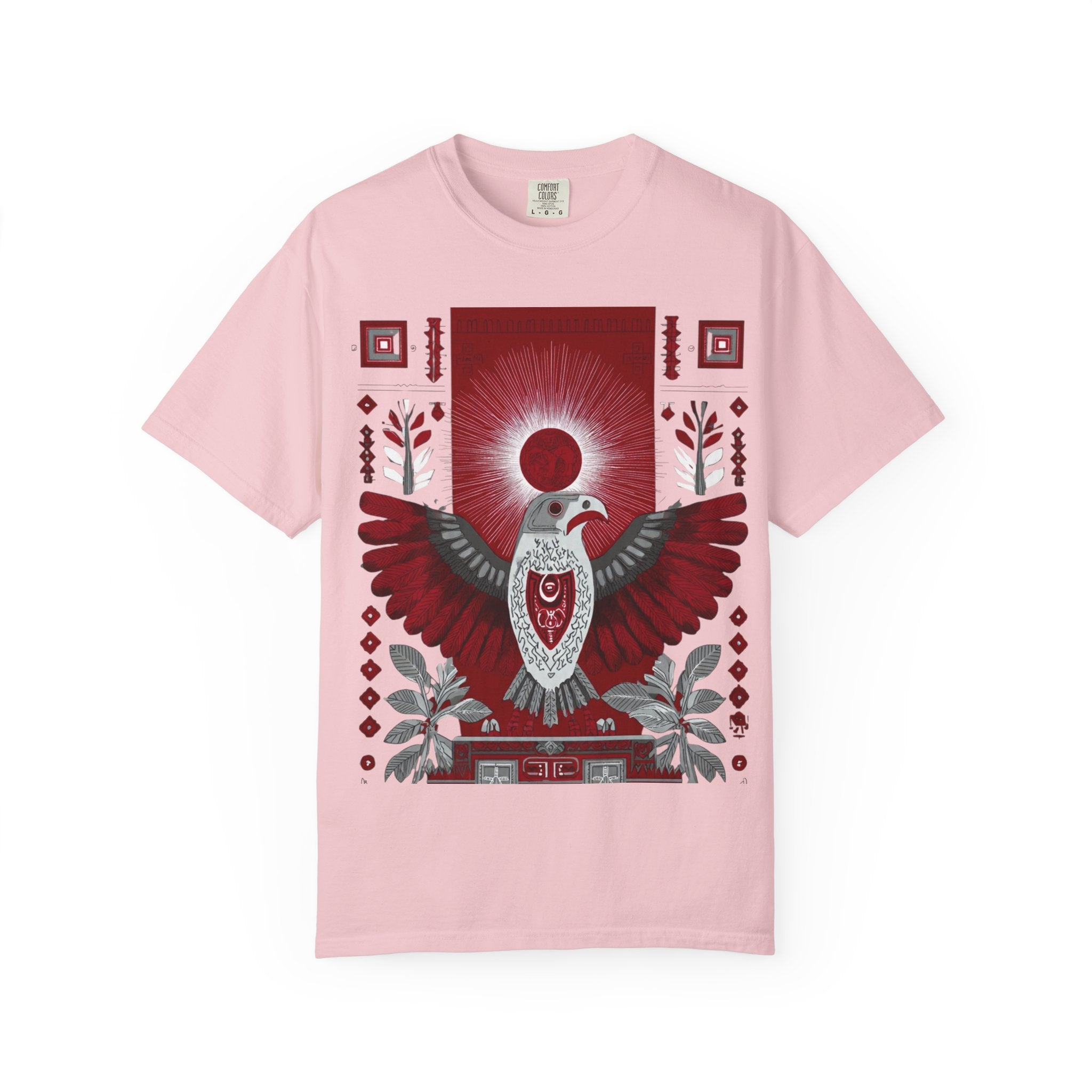 Tribal Inca Graphic T-Shirt — Celestial Bird Art Tee
