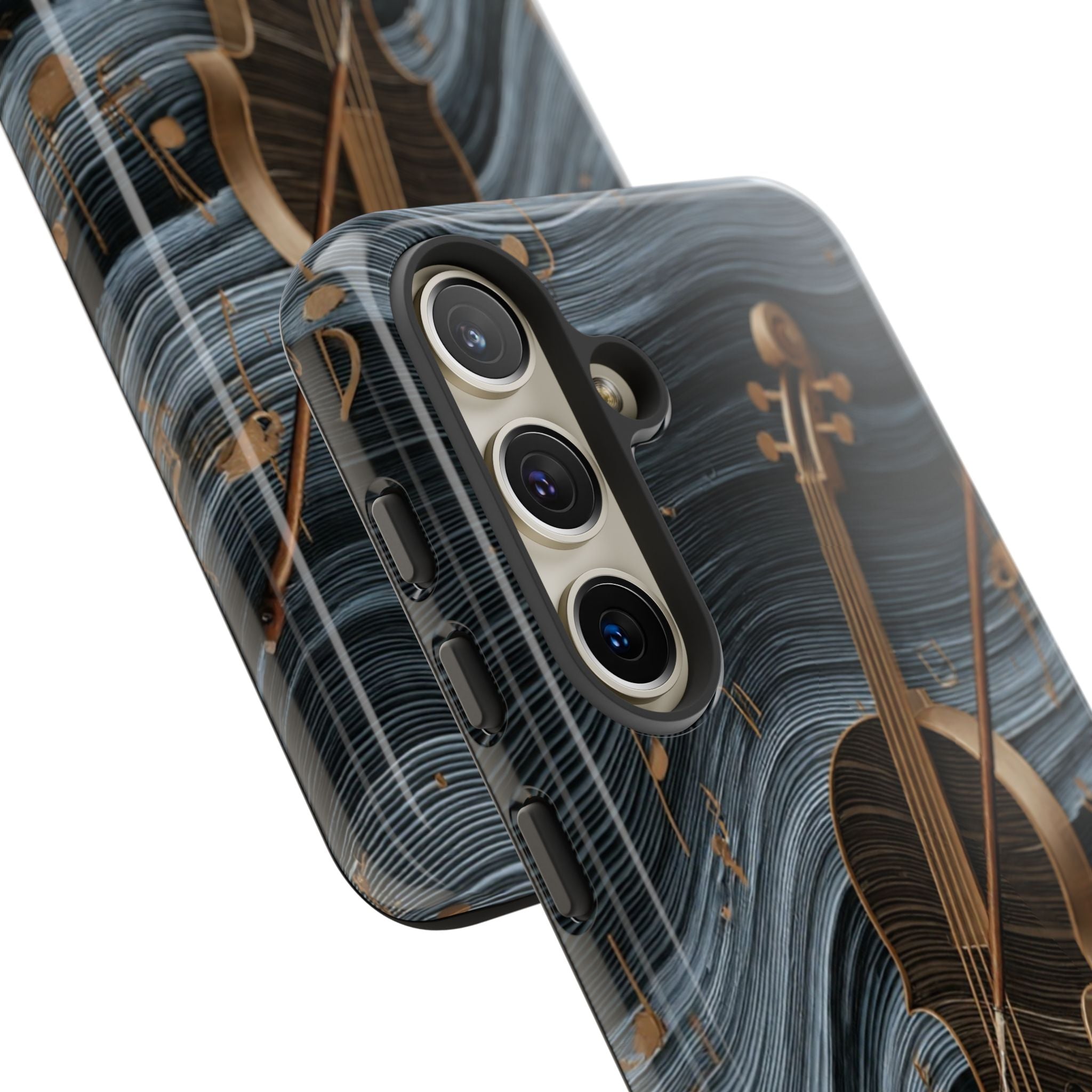 Violin Melody Tough Phone Case — Musical Instrument Art Protective Cover