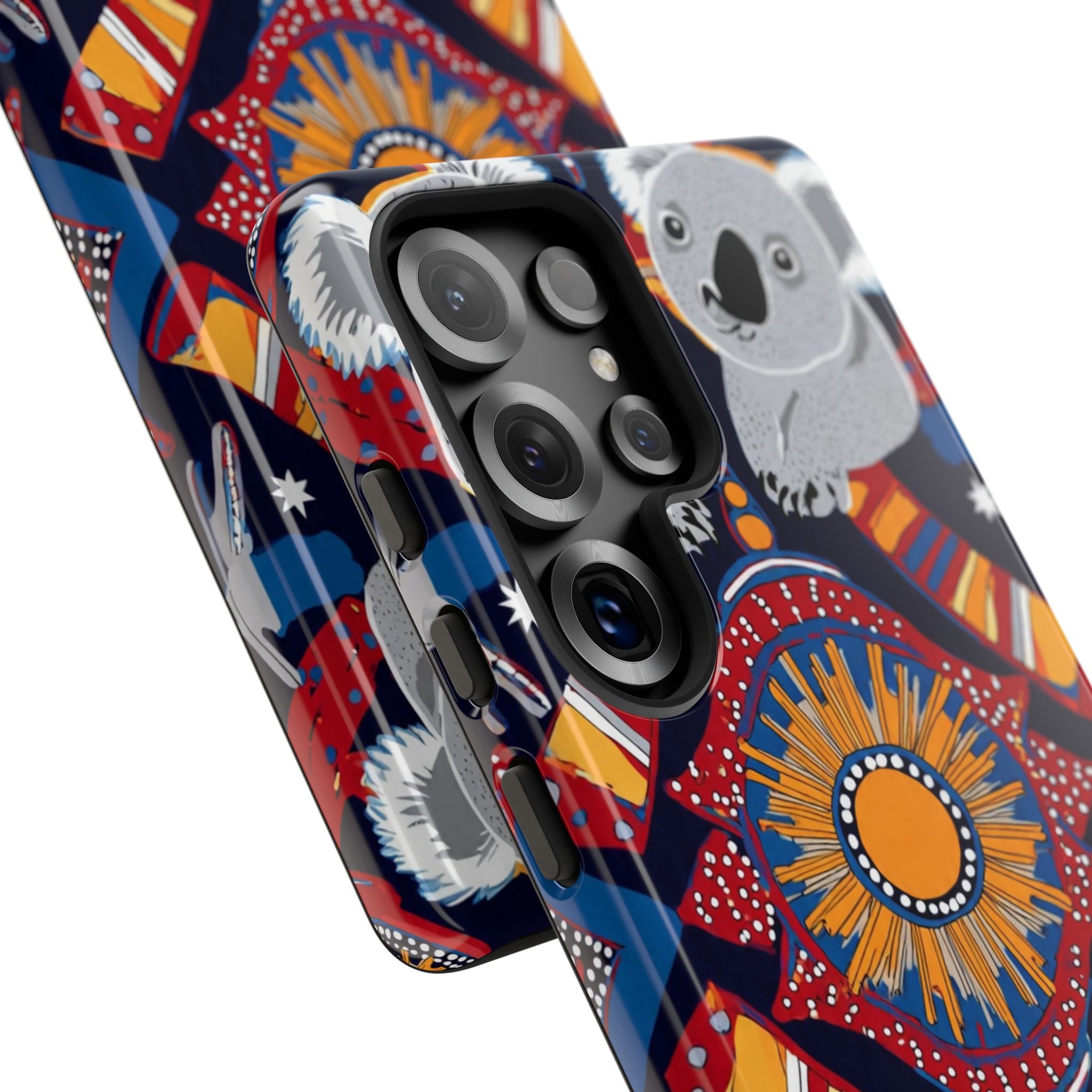 Koala Pattern Phone Case — Cute Indigenous-Inspired Design
