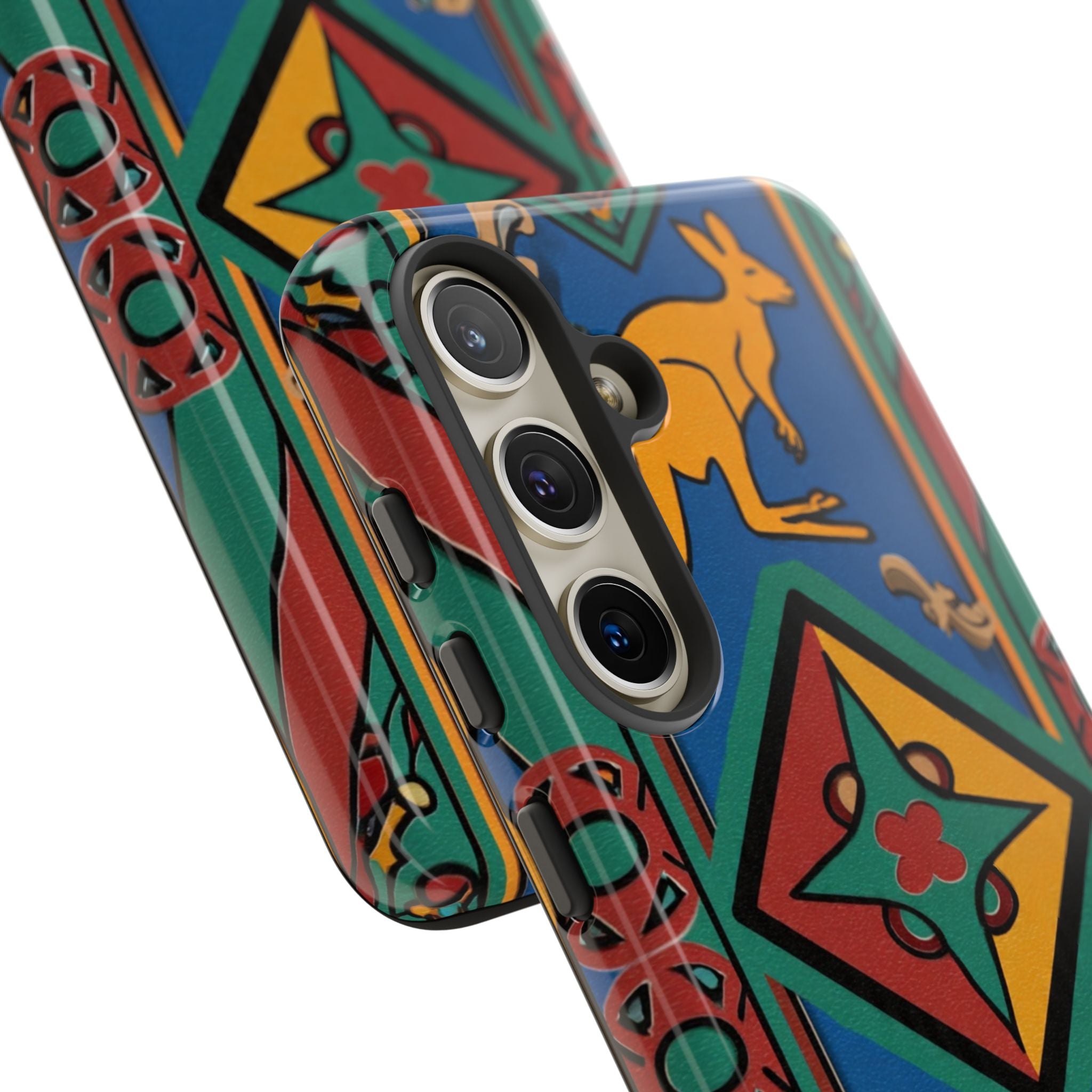 Kangaroo Tribal Pattern Tough Phone Case