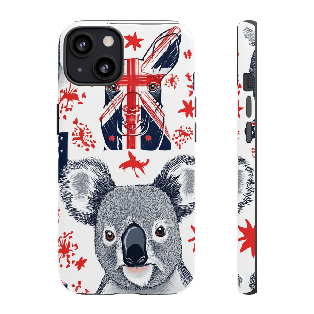 Koala Australia Flag Phone Case - Cute Aussie Animal Protective Case