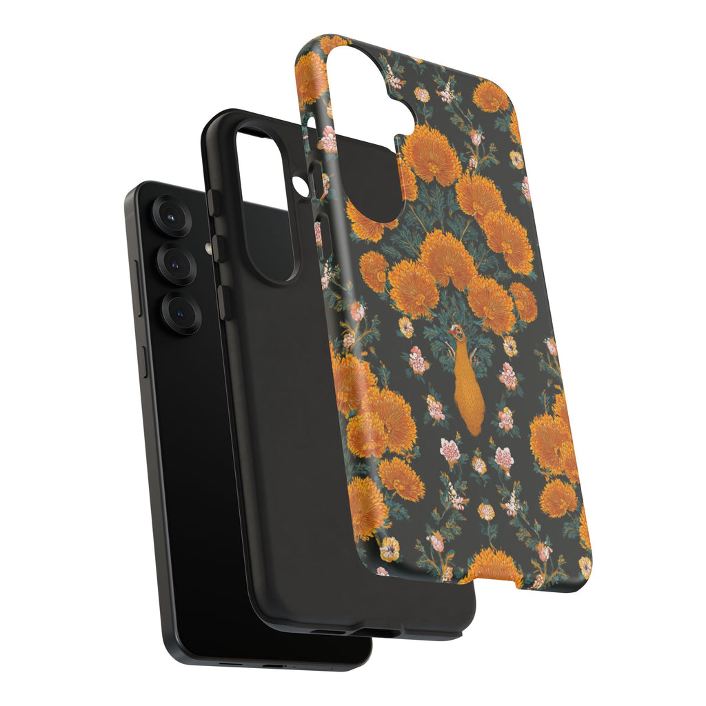 Marigold Mirror Phone Case — Floral Protective Phone Cover