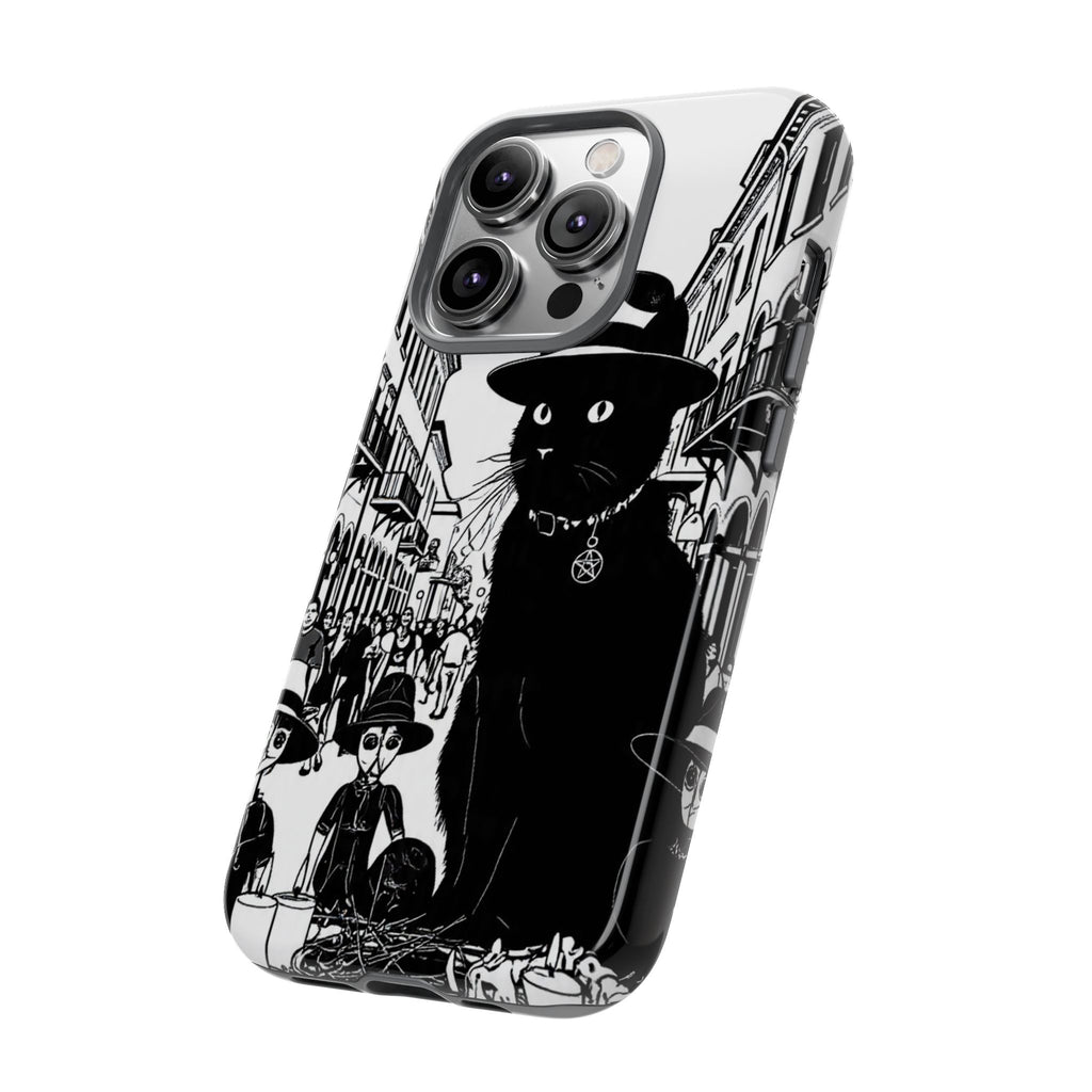 Phone Case — Noir Cat Street Art Design