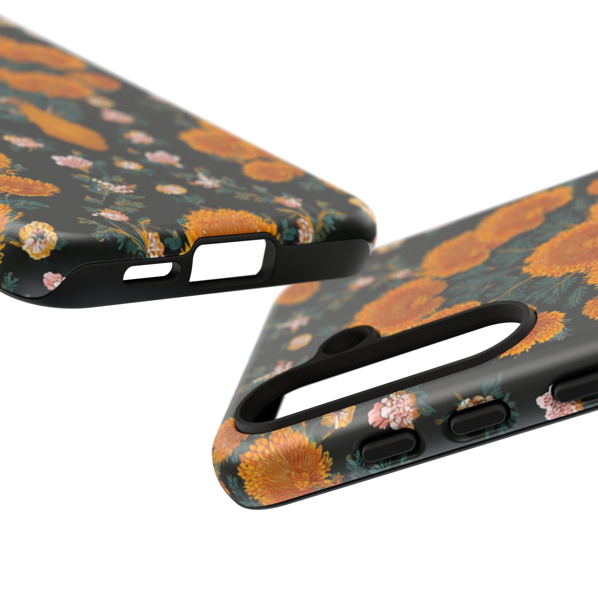 Marigold Mirror Phone Case — Floral Protective Phone Cover