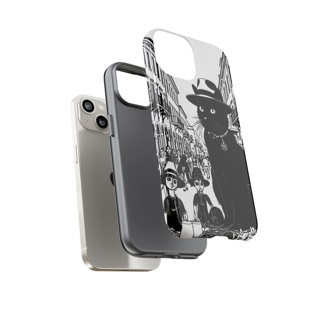 Phone Case — Noir Cat Street Art Design