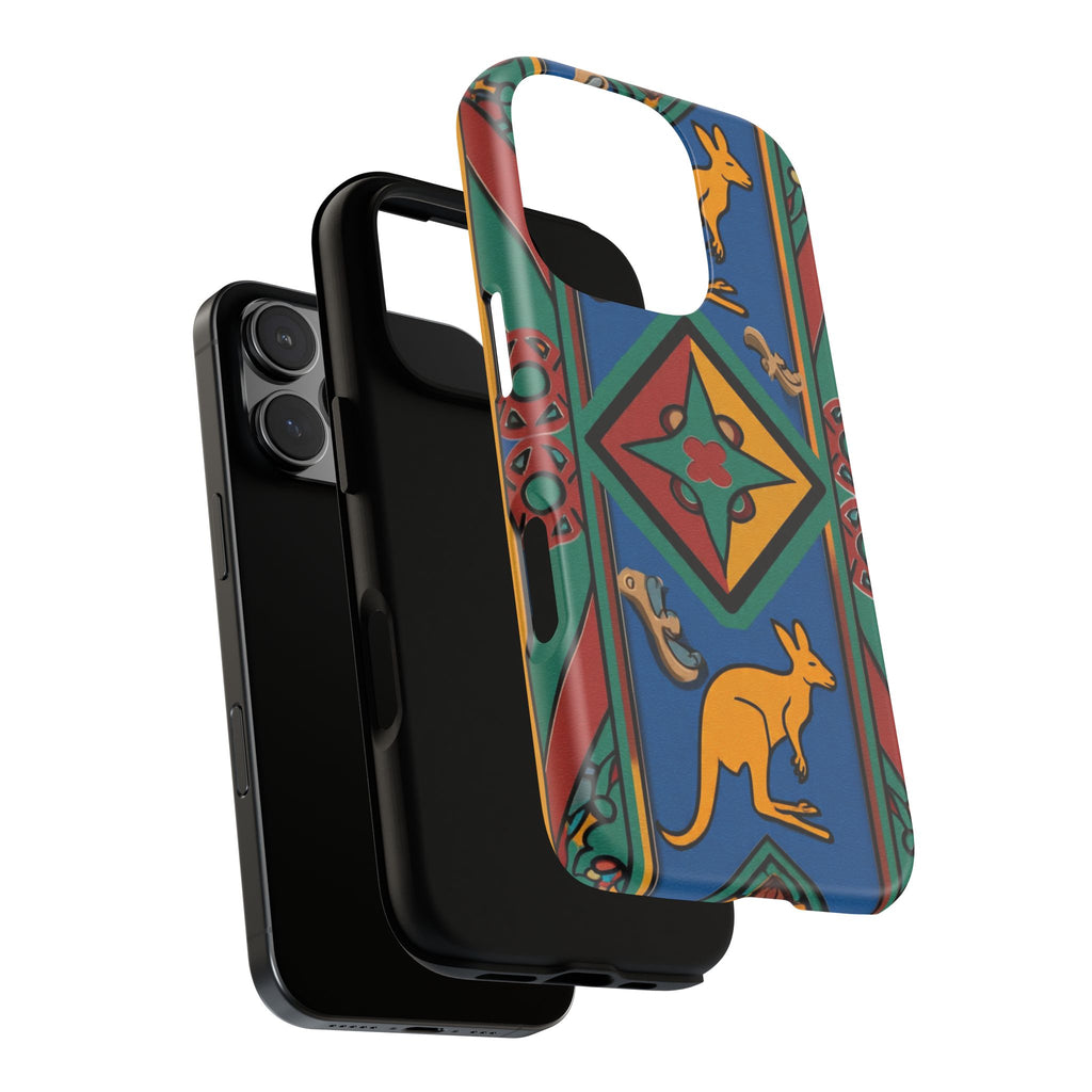 Kangaroo Tribal Pattern Tough Phone Case