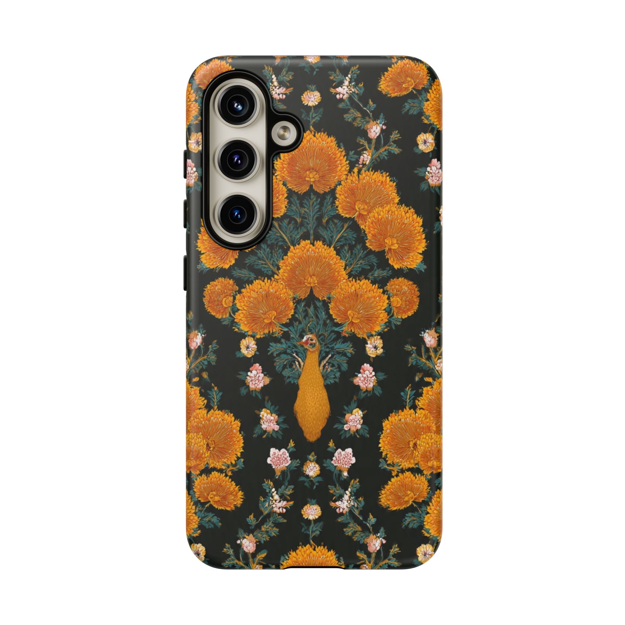 Marigold Mirror Phone Case — Floral Protective Phone Cover