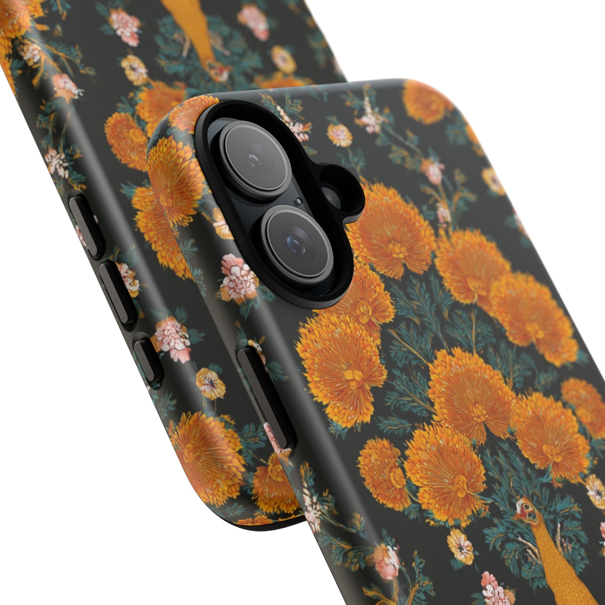 Marigold Mirror Phone Case — Floral Protective Phone Cover