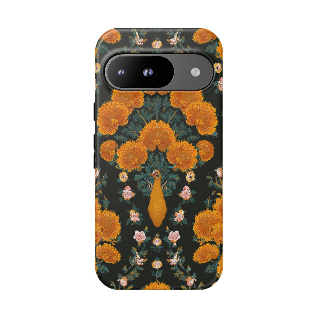 Marigold Mirror Phone Case — Floral Protective Phone Cover