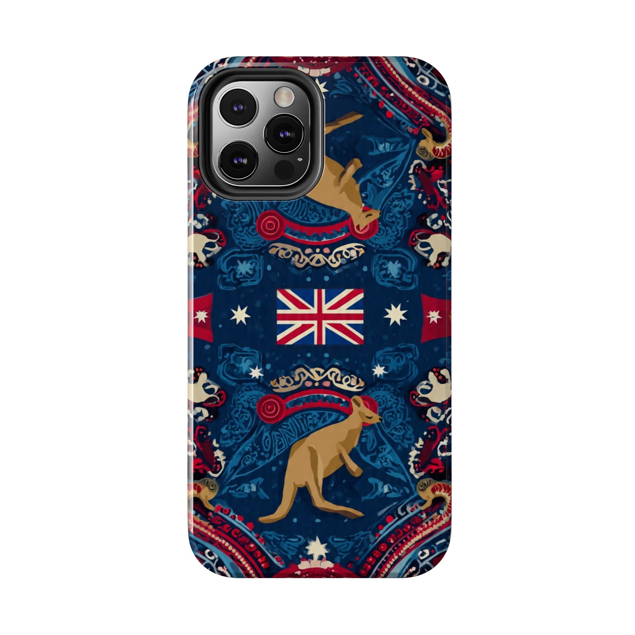 Australian Kangaroo Flag Tough Phone Case - Protective Patriotic iPhone Cover