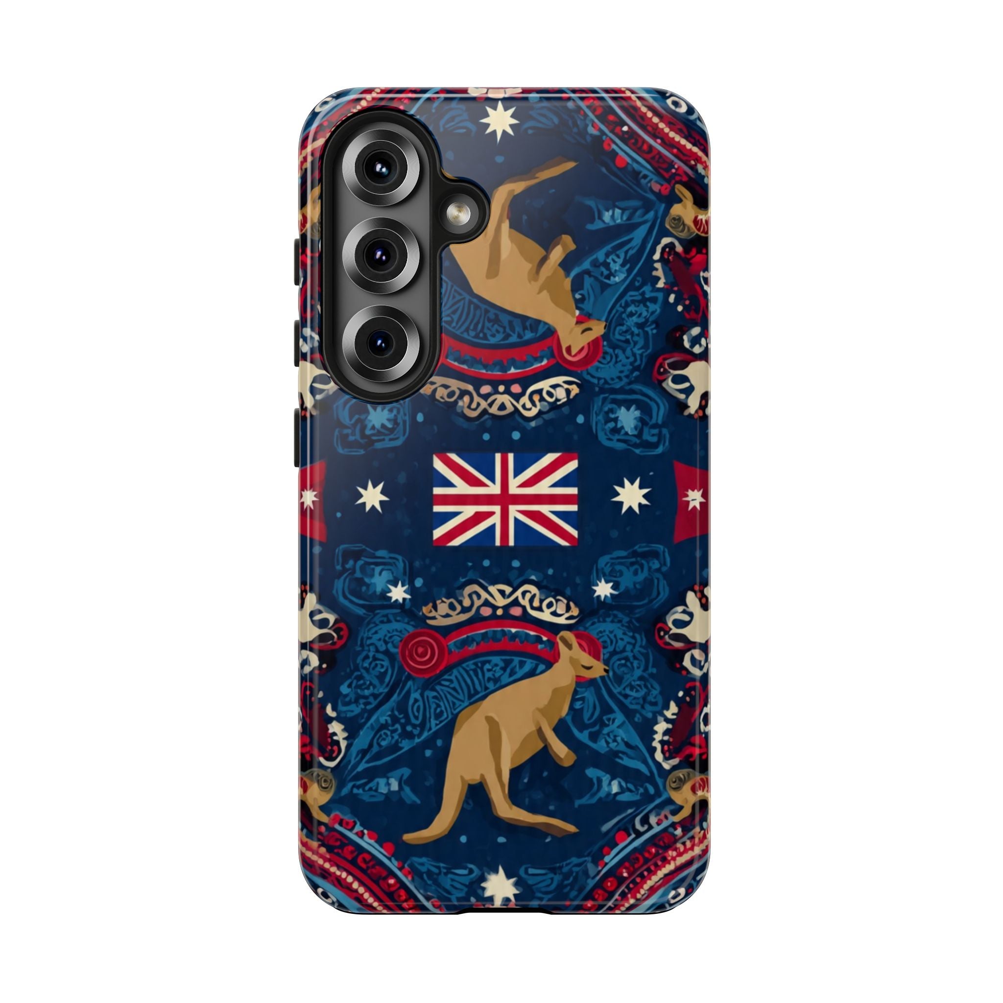 Australian Kangaroo Flag Tough Phone Case - Protective Patriotic iPhone Cover