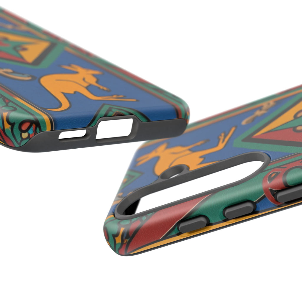Kangaroo Tribal Pattern Tough Phone Case