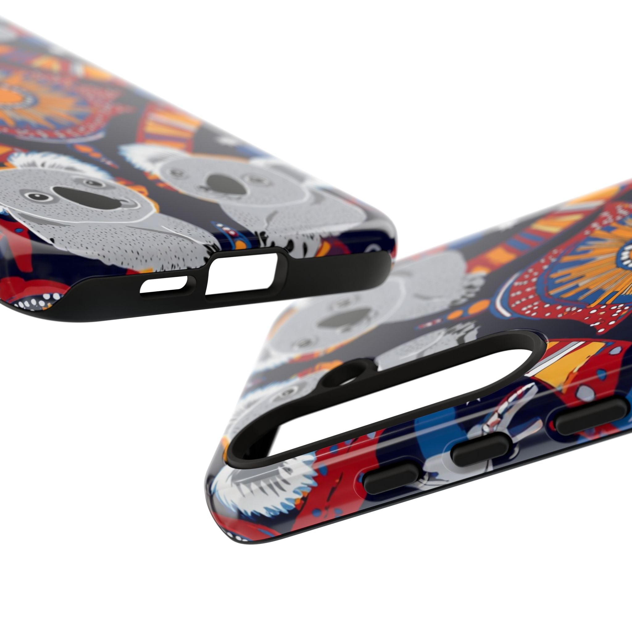 Koala Pattern Phone Case — Cute Indigenous-Inspired Design