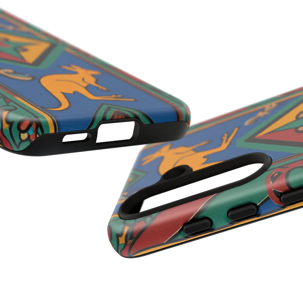 Kangaroo Tribal Pattern Tough Phone Case